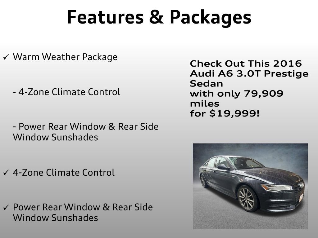 Used 2016 Audi A6 3.0T Prestige AWD/4WD image 12
