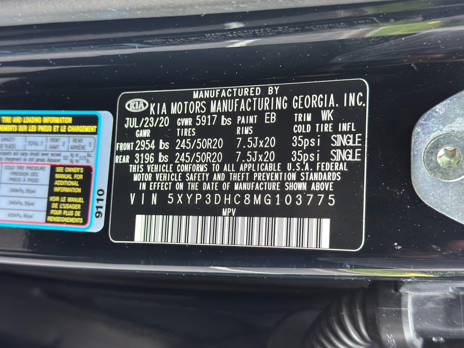 Used 2021 Kia Telluride EX w/ EX Premium Package AWD/4WD image 46
