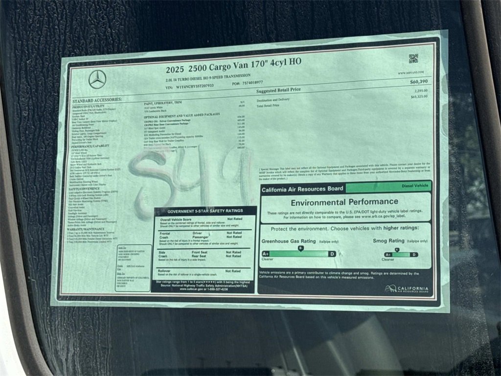 New 2025 Mercedes-Benz Sprinter 2500 image 8