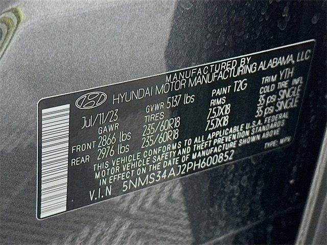 Used 2023 Hyundai Santa Fe SEL w/ Premium Package image 33