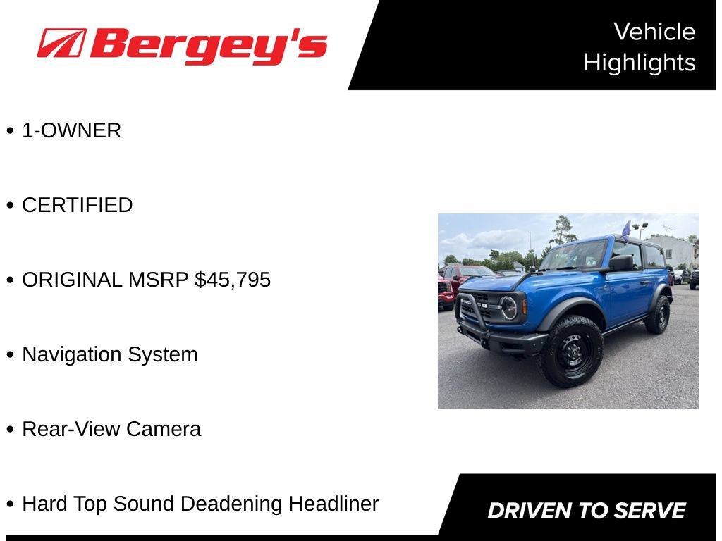 Certified 2022 Ford Bronco Black Diamond AWD/4WD image 5
