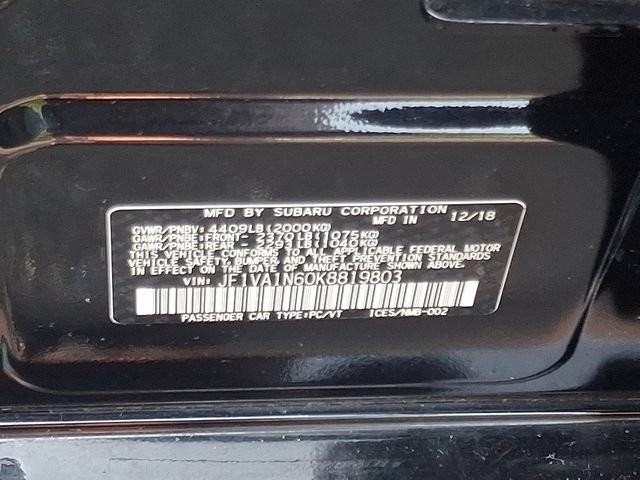 Used 2019 Subaru WRX Limited w/ Popular Package #1 AWD/4WD image 27