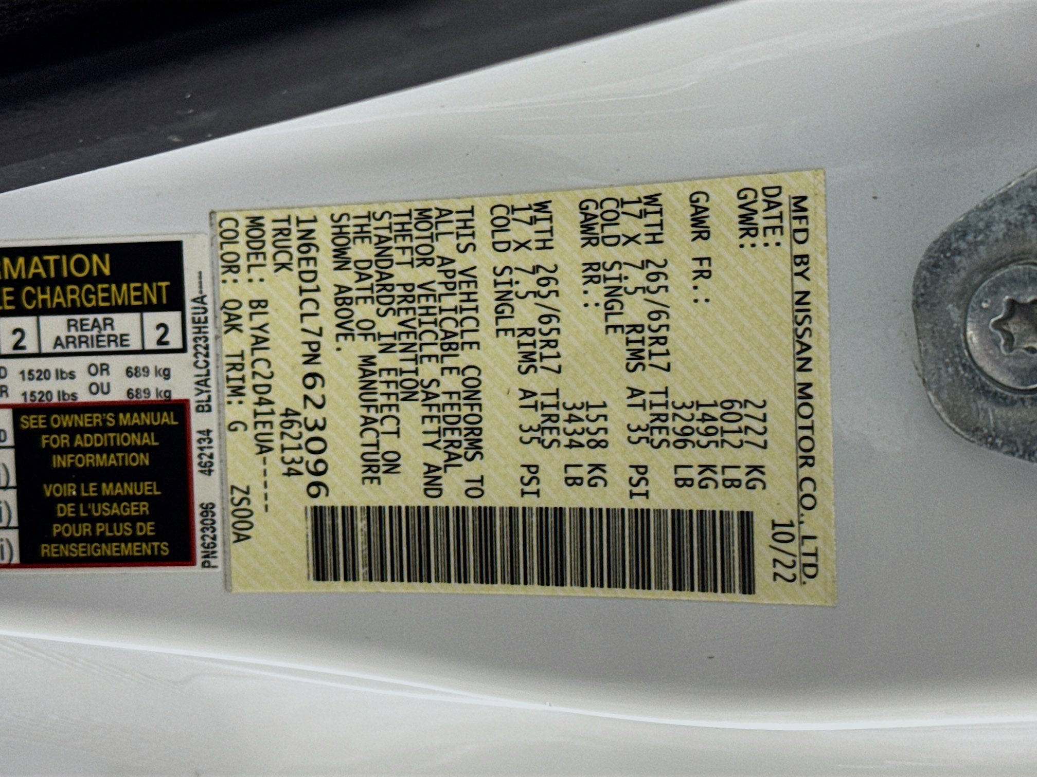 Used 2023 Nissan Frontier SV w/ SV Convenience Package image 39