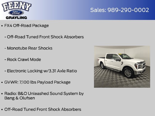 Certified 2024 Ford F150 Lariat w/ Equipment Group 502A High AWD/4WD image 17