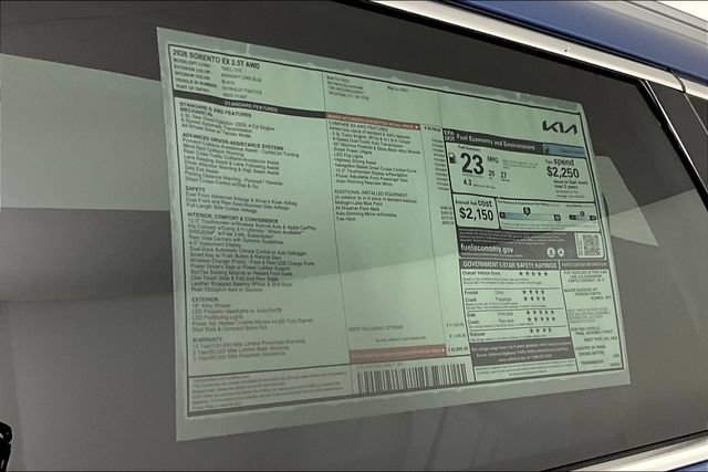 Certified 2026 Kia Sorento EX AWD/4WD image 14