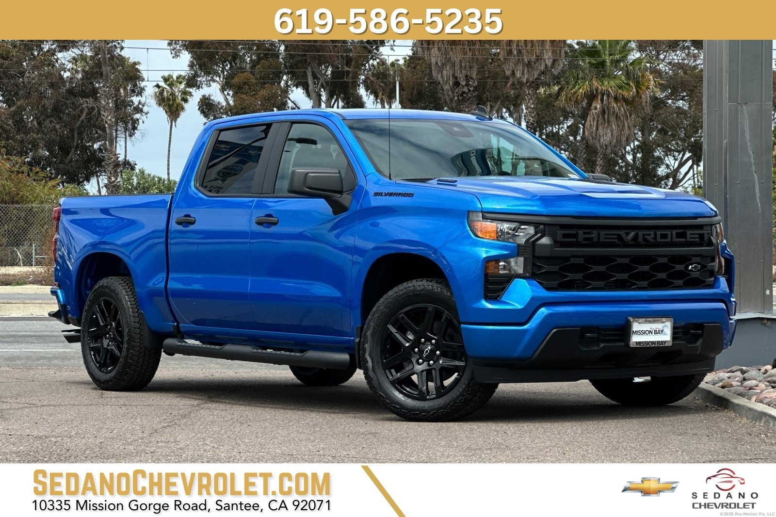 New 2025 Chevrolet Silverado 1500 Custom w/ Turbomax Blackout Package