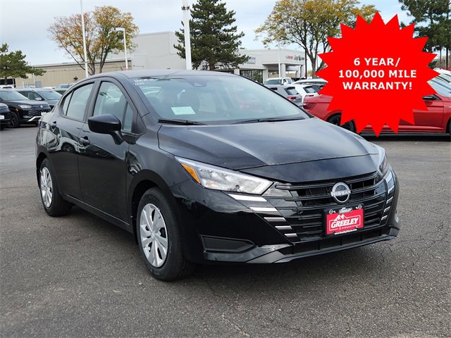 New 2025 Nissan Versa S w/ Trunk Package