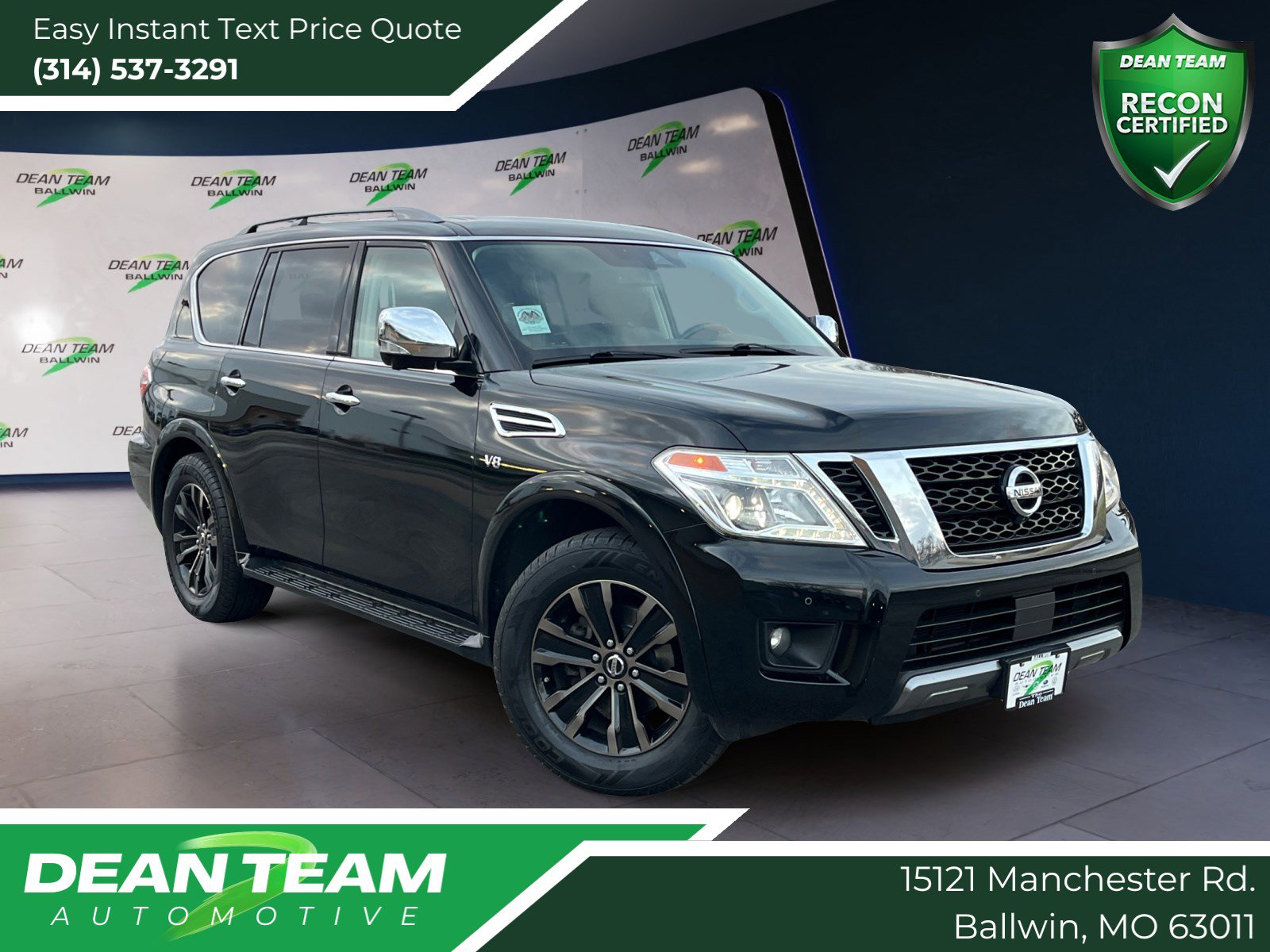Used 2020 Nissan Armada Platinum w/ Captain's Chairs Package AWD/4WD image 1