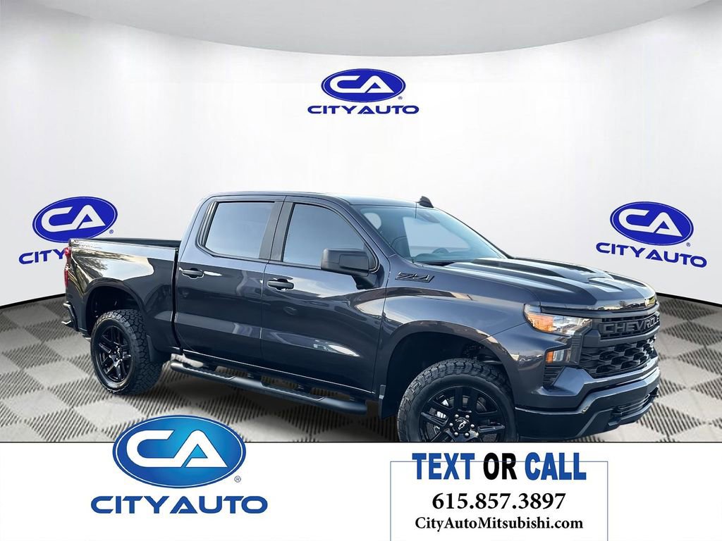 Used 2024 Chevrolet Silverado 1500 Custom Trail Boss w/ Turbomax Blackout Package
