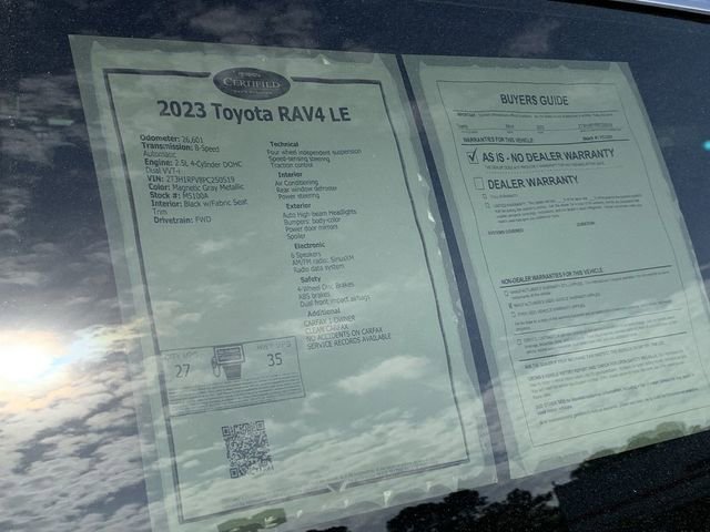 Certified 2023 Toyota RAV4 LE image 36