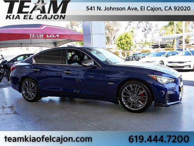 Used 2018 INFINITI Q50 Red Sport 400 w/ Sensory Package (Sport) AWD/4WD image 9