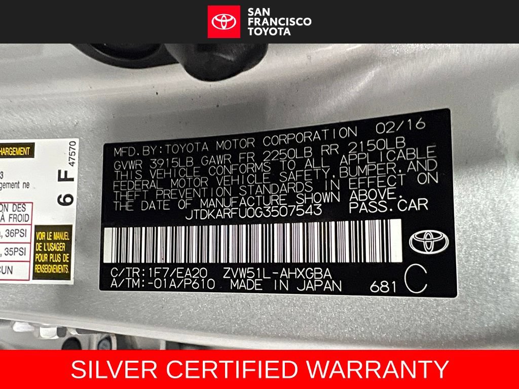 Certified 2016 Toyota Prius Four w/ Advanced Technology Package FWD image 39