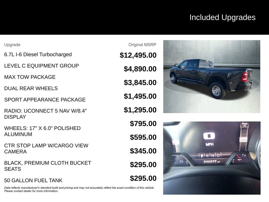 Used 2022 RAM 3500 Big Horn w/ Level C Equiment Group image 4