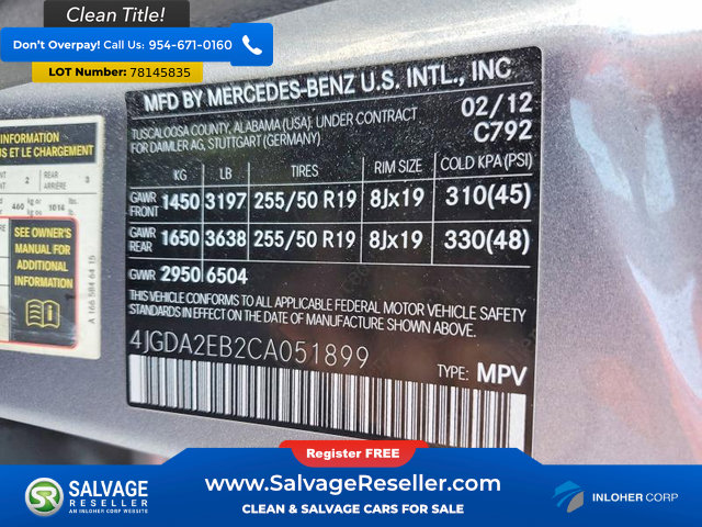 Used 2012 Mercedes-Benz ML 350 BlueTEC 4MATIC image 16