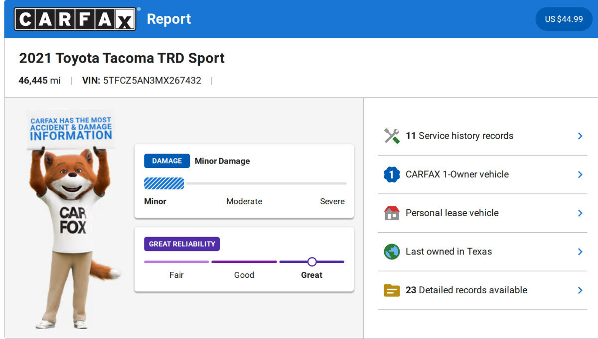 Used 2021 Toyota Tacoma TRD Sport w/ Technology Package image 6