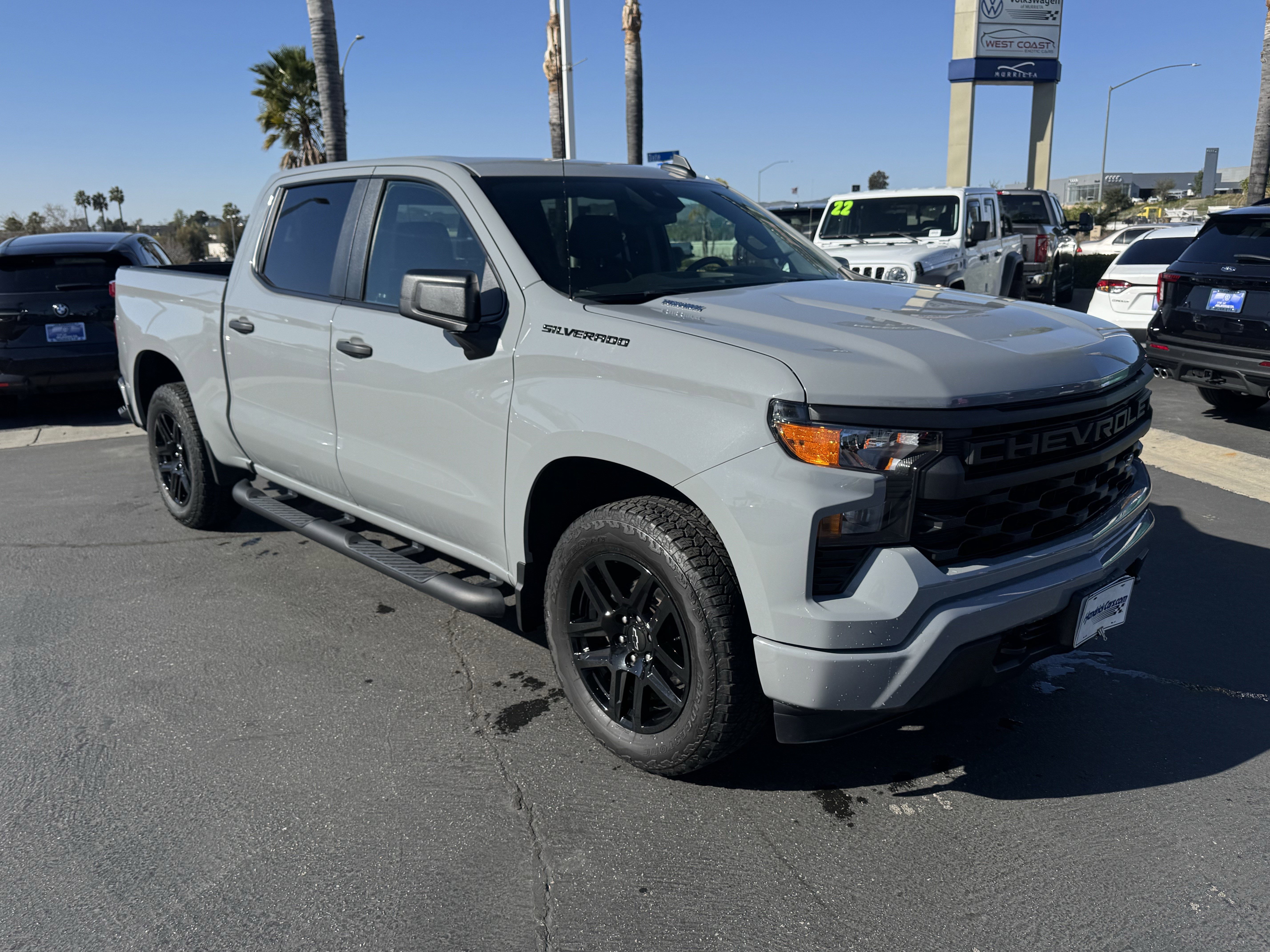 Used 2024 Chevrolet Silverado 1500 Custom w/ Turbomax Blackout Package image 2