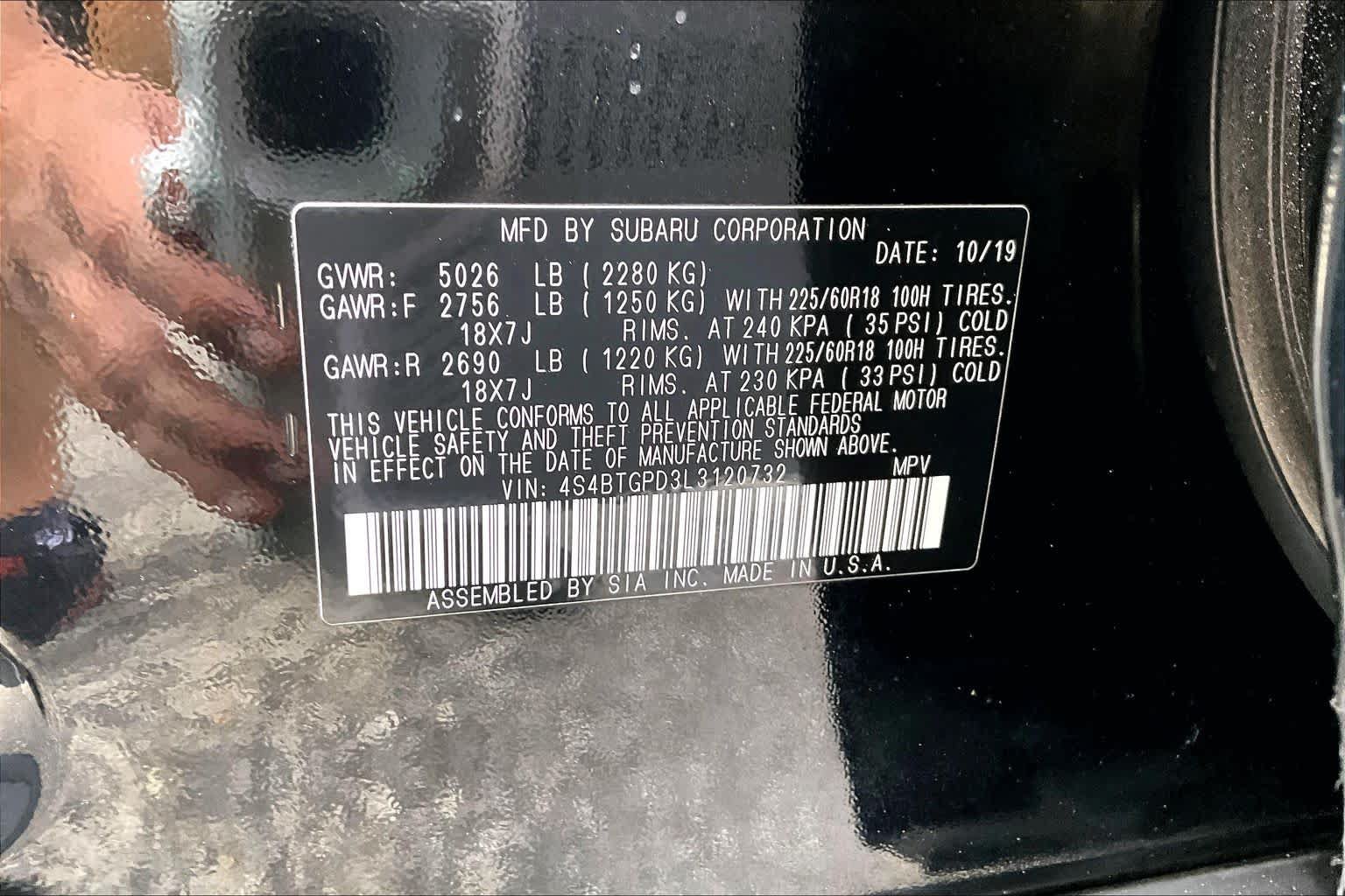 Used 2020 Subaru Outback Touring XT AWD/4WD image 36