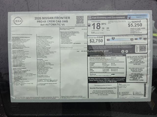 New 2026 Nissan Frontier PRO-4X w/ Tow Package AWD/4WD image 29