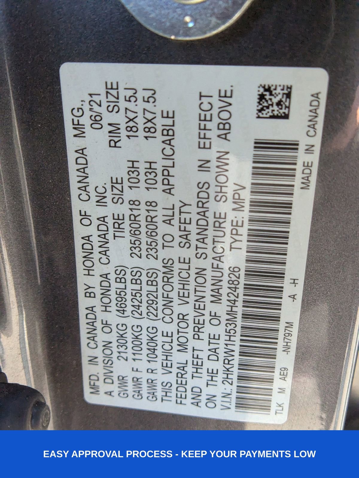 Used 2021 Honda CR-V EX image 18