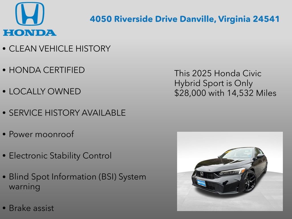 Used 2025 Honda Civic Sport image 7