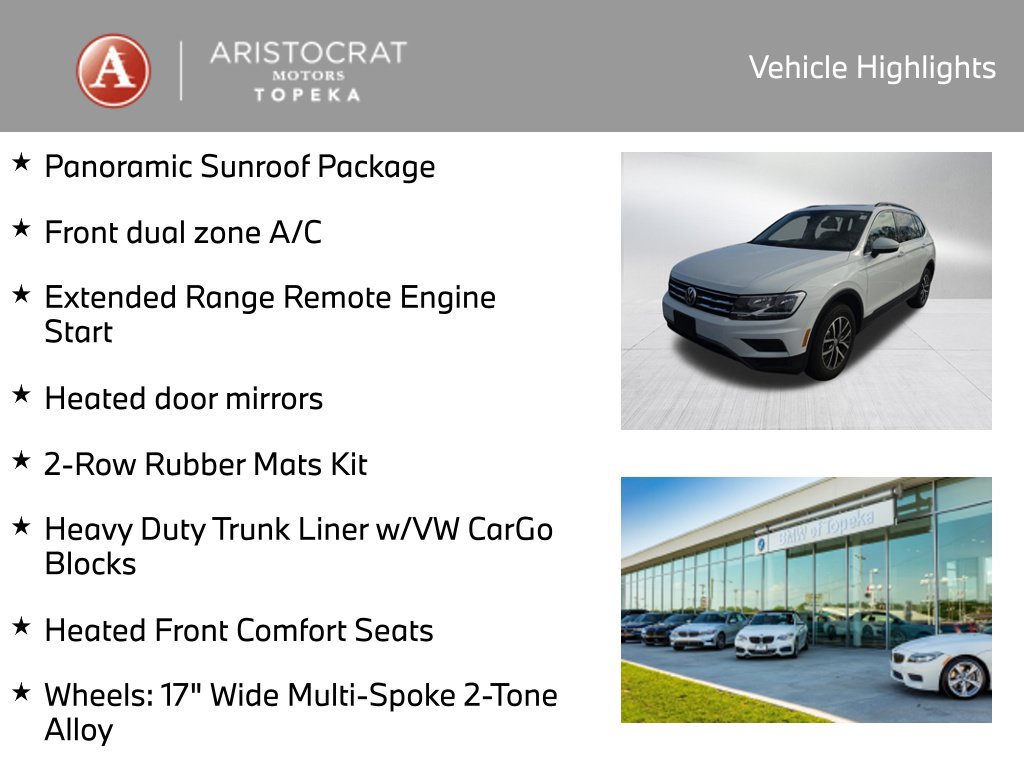 Used 2019 Volkswagen Tiguan SE w/ Panoramic Sunroof Package AWD/4WD image 2