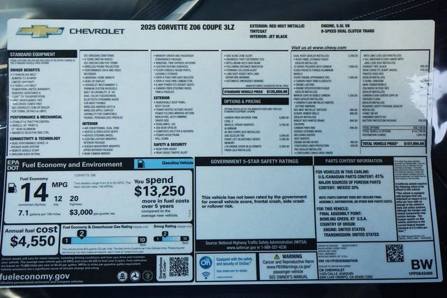 New 2025 Chevrolet Corvette Z06 image 34