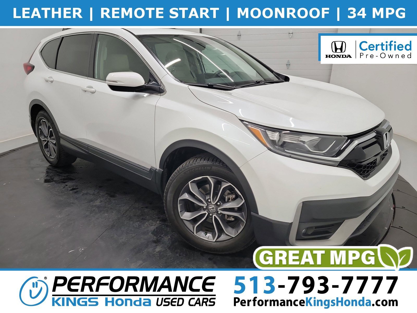 Certified 2022 Honda CR-V EX-L image 1