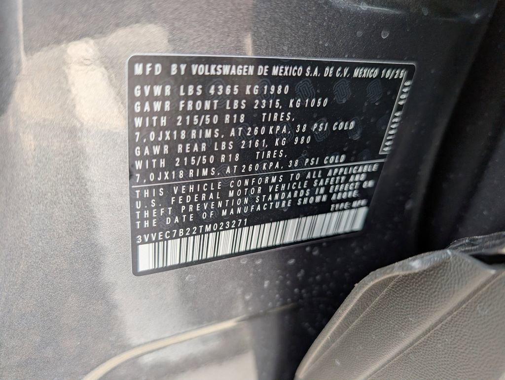 New 2026 Volkswagen Taos SE image 30