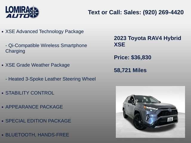 Used 2023 Toyota RAV4 XSE AWD/4WD image 14