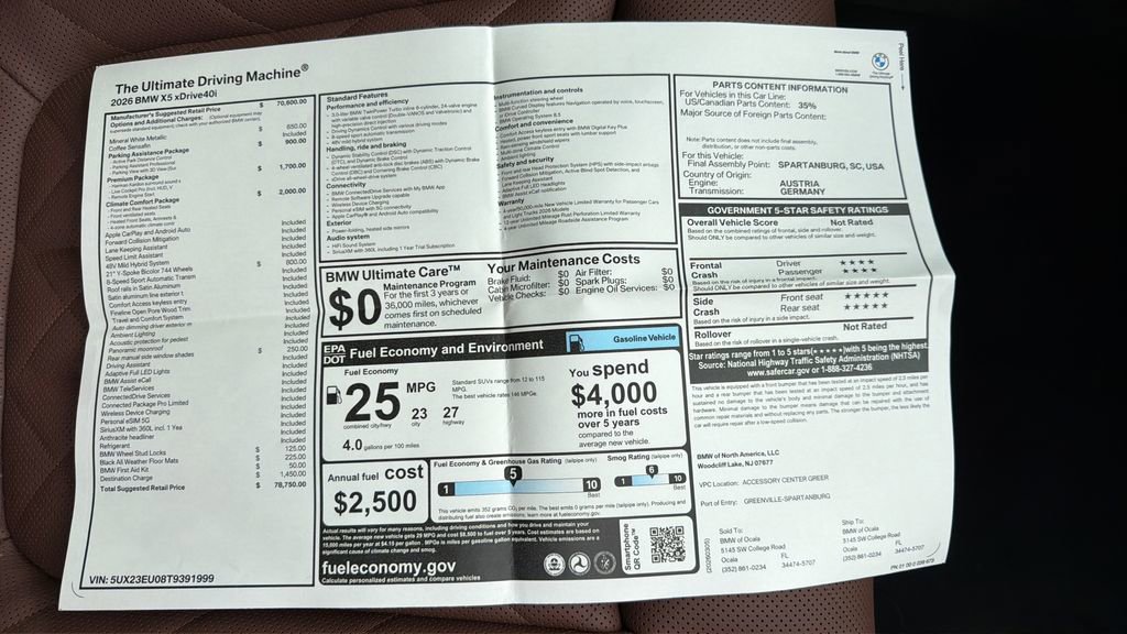 New 2026 BMW X5 xDrive40i image 27