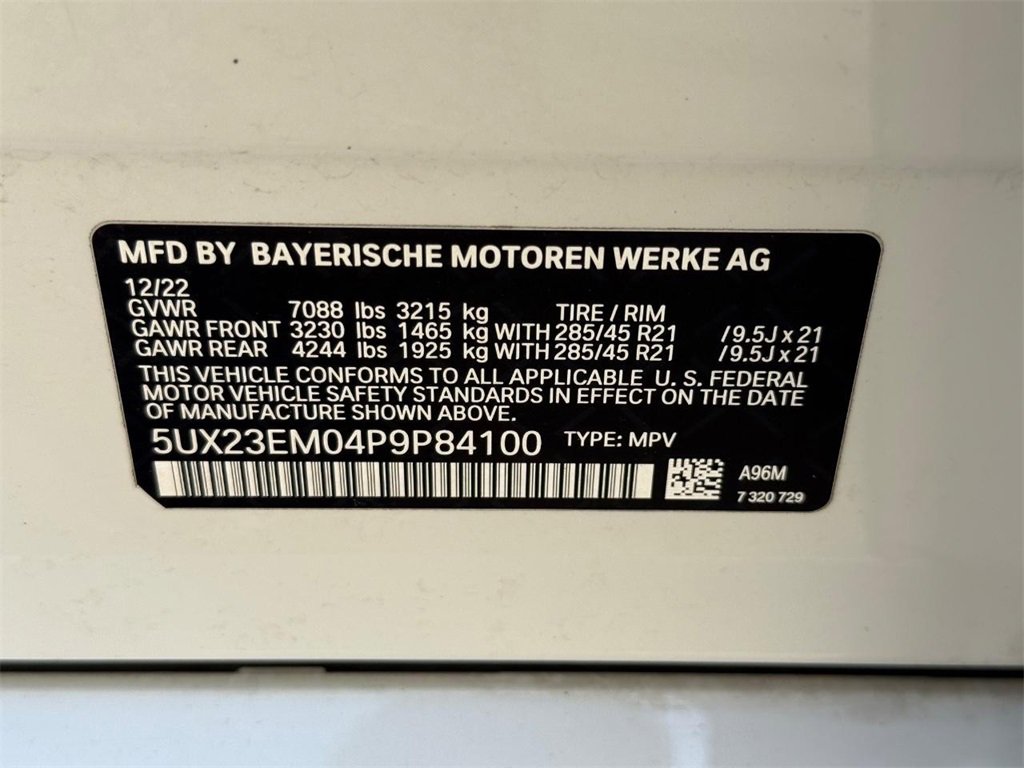 Used 2023 BMW X7 xDrive40i w/ Premium Package image 23