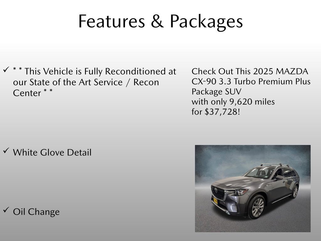 Certified 2025 MAZDA CX-90 3.3 Turbo w/ Premium Plus Pkg AWD/4WD image 4
