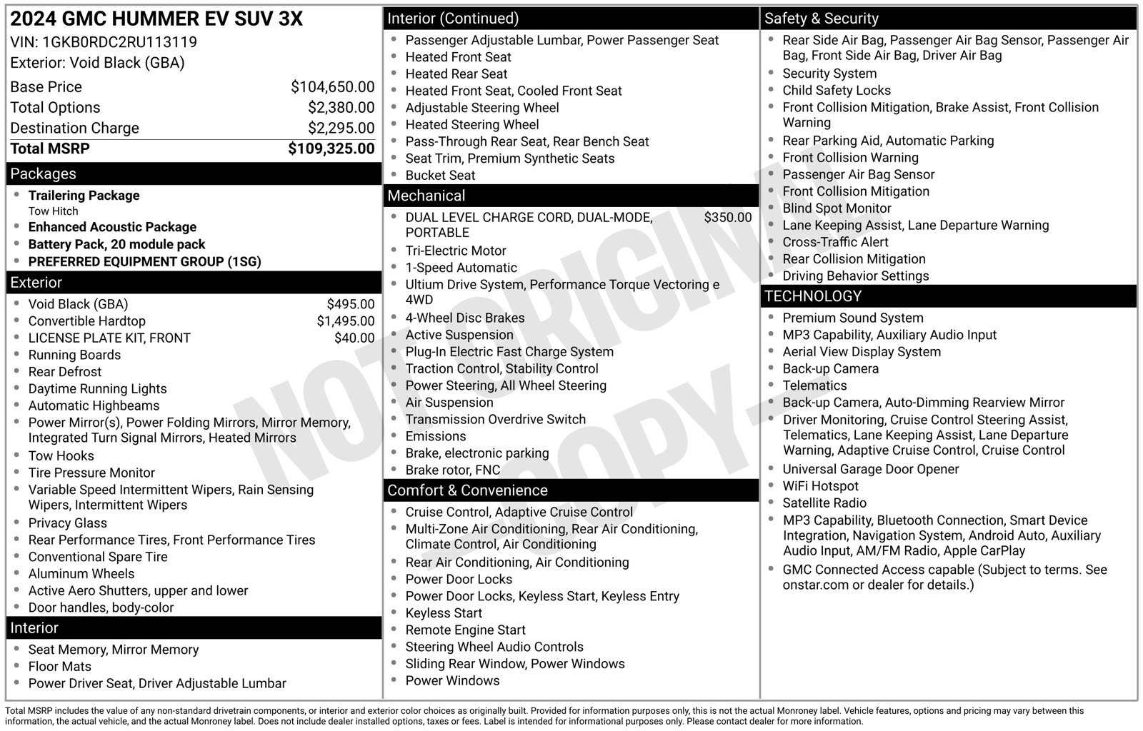 Used 2024 GMC Hummer EV 3X AWD/4WD image 8