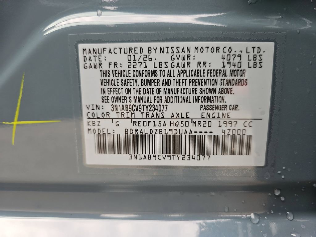 New 2026 Nissan Sentra SV w/ Floor Mat Package image 37