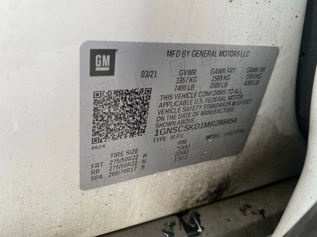 Used 2021 Chevrolet Tahoe Premier w/ Texas Edition RWD image 16