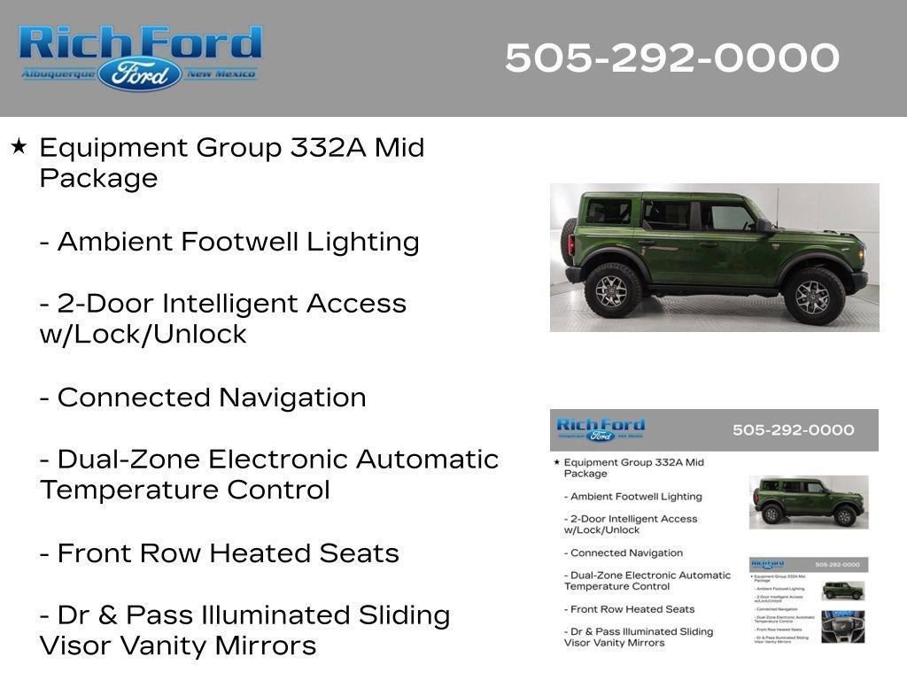 Certified 2025 Ford Bronco Badlands AWD/4WD image 14