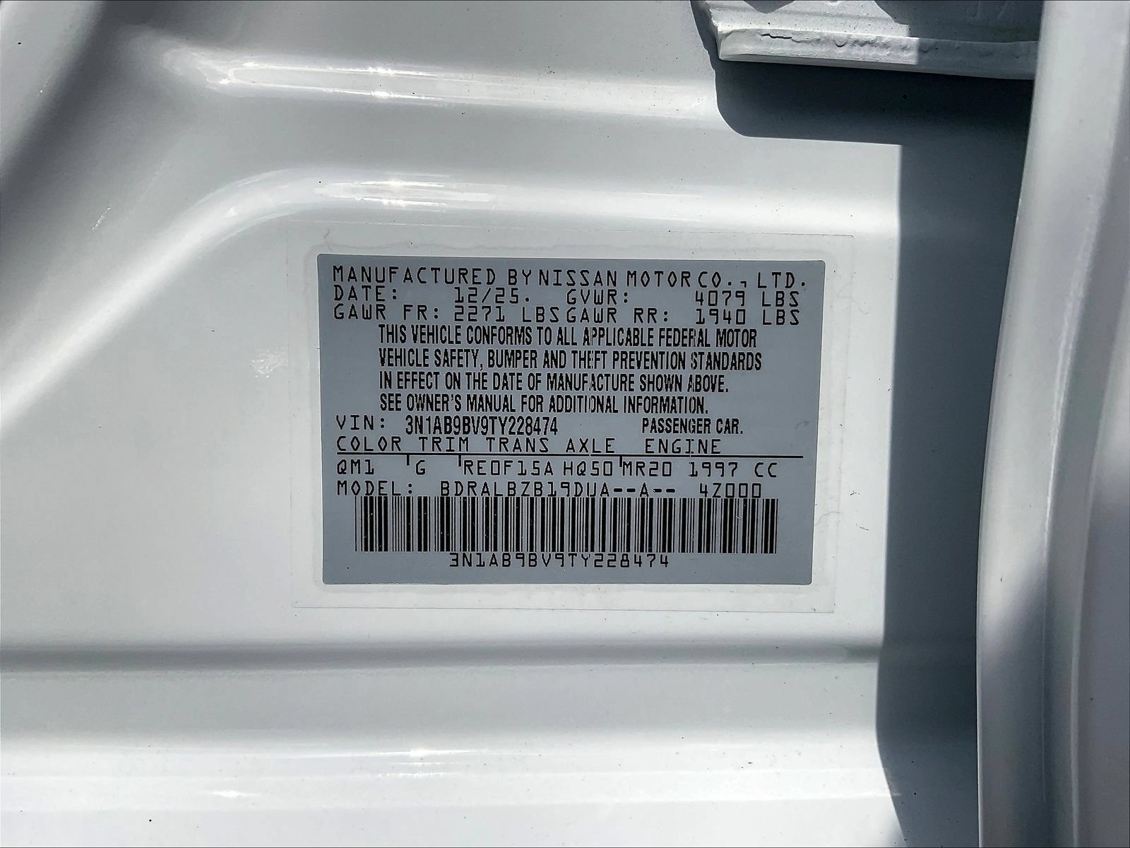 New 2026 Nissan Sentra S w/ S Cold Weather Package FWD image 13