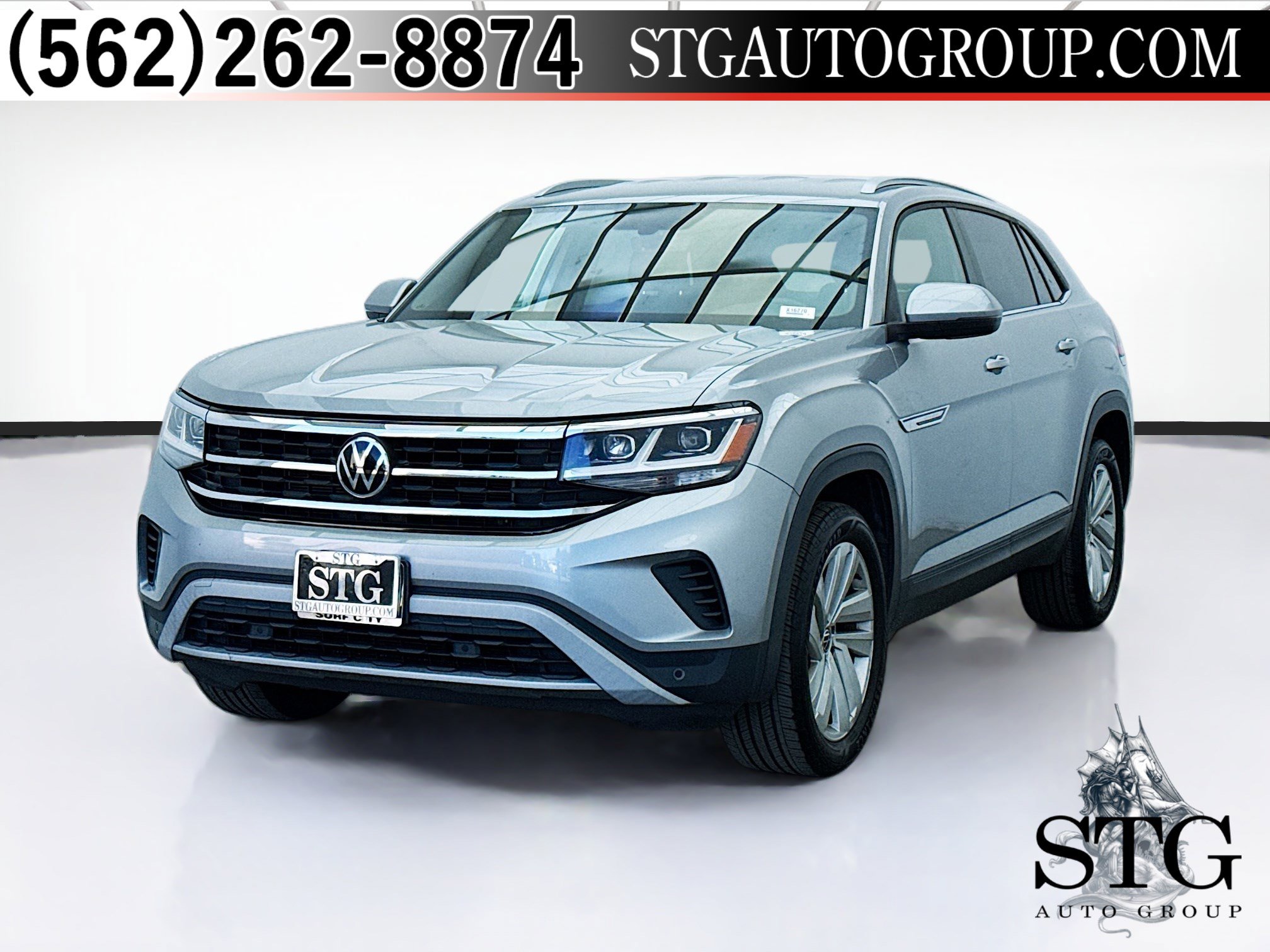 Used 2021 Volkswagen Atlas Cross Sport SE w/ Luggage Net & Mats Package