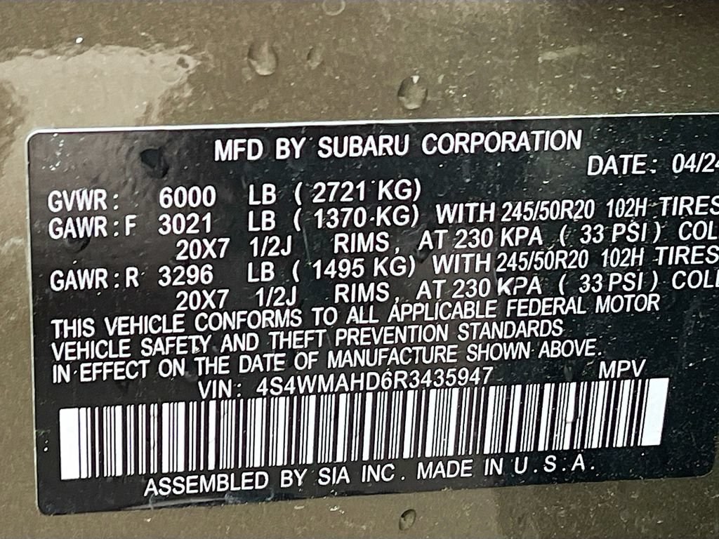 Used 2024 Subaru Ascent Onyx Edition AWD/4WD image 35