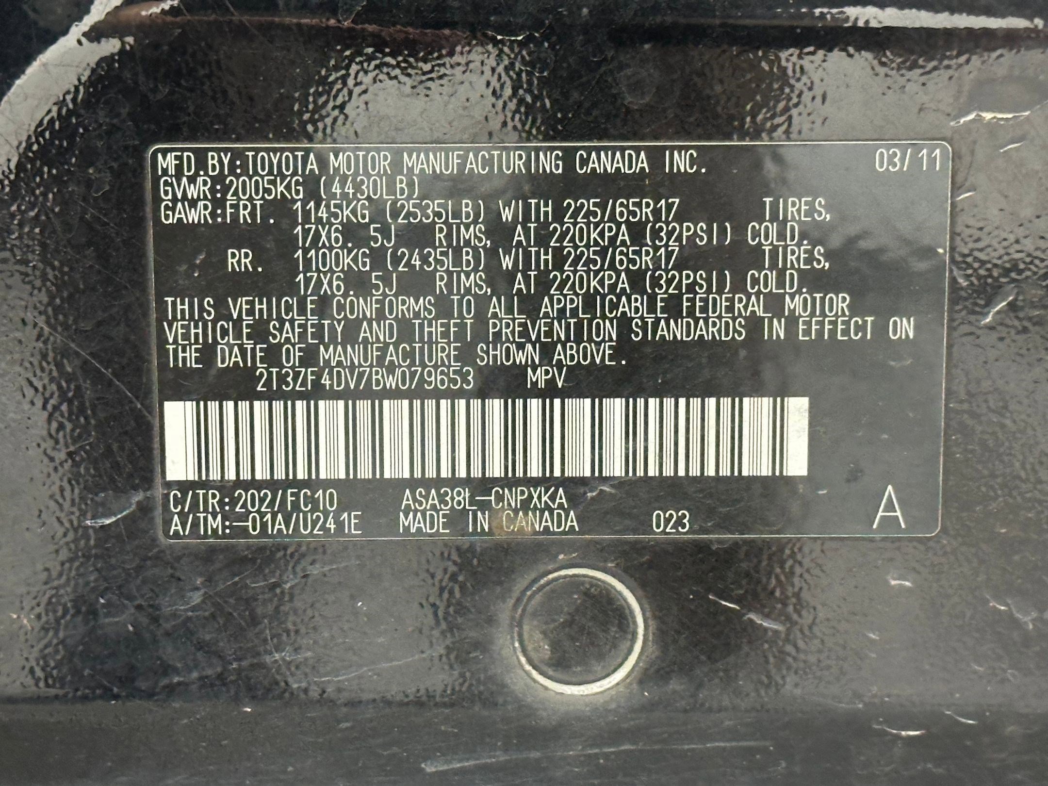 Used 2011 Toyota RAV4 2WD w/ Base L4 Extra Value Pkg image 29