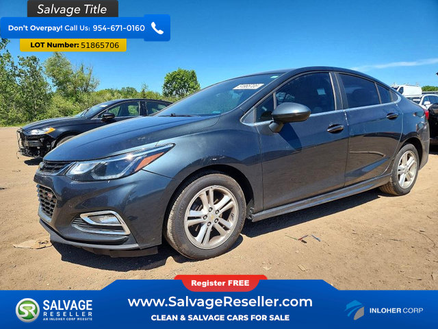 Used 2017 Chevrolet Cruze LT w/ Convenience Package FWD image 1