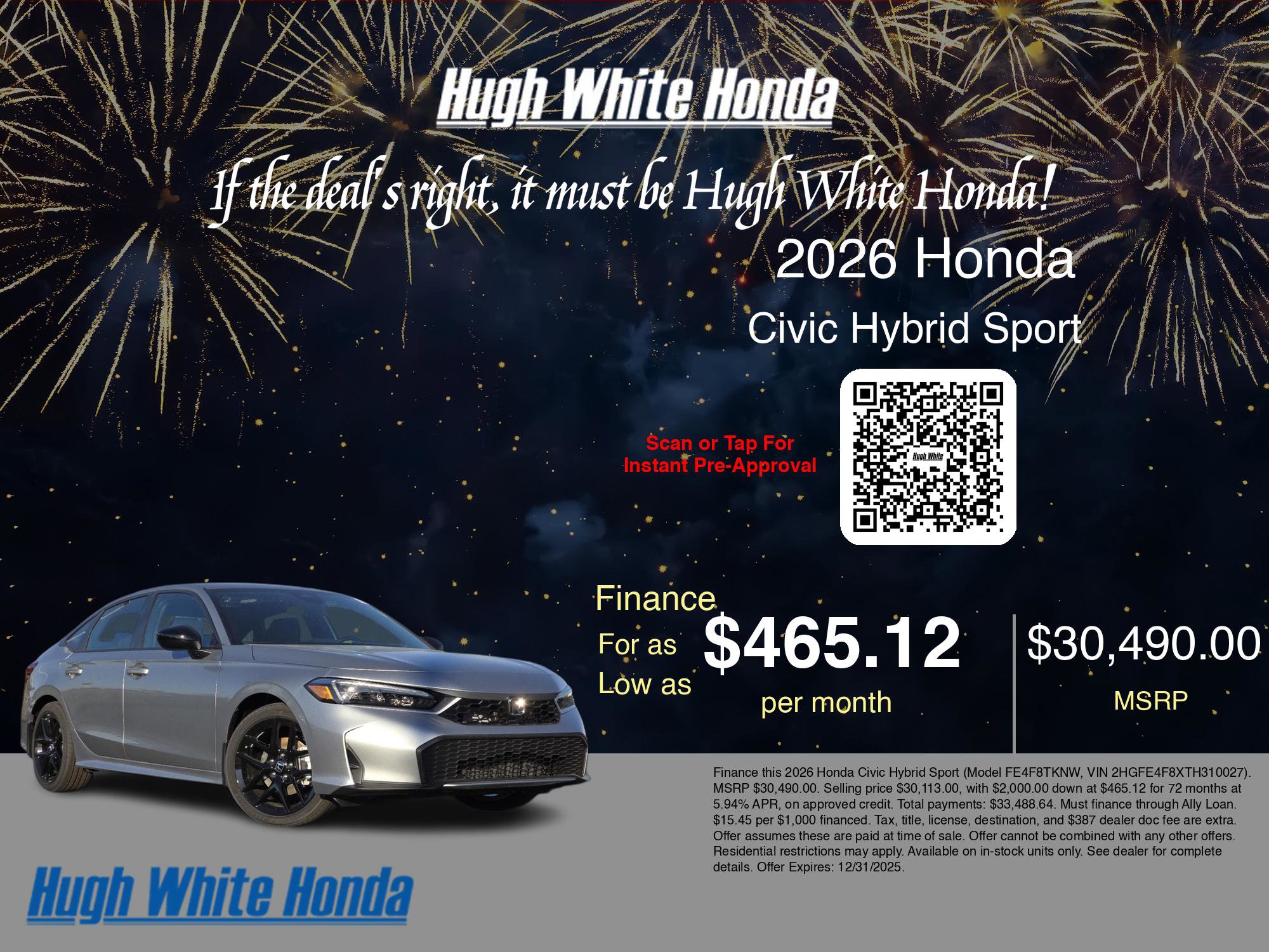 New 2026 Honda Civic Sport Touring image 7