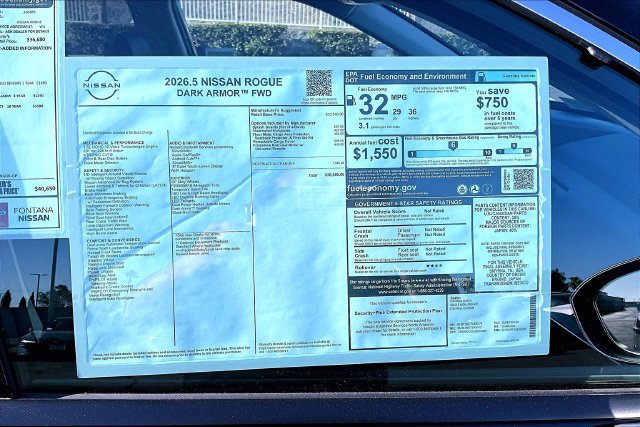New 2026 Nissan Rogue Dark Armor FWD image 14