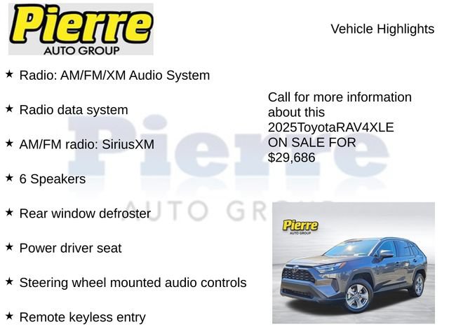 Used 2025 Toyota RAV4 XLE FWD image 7
