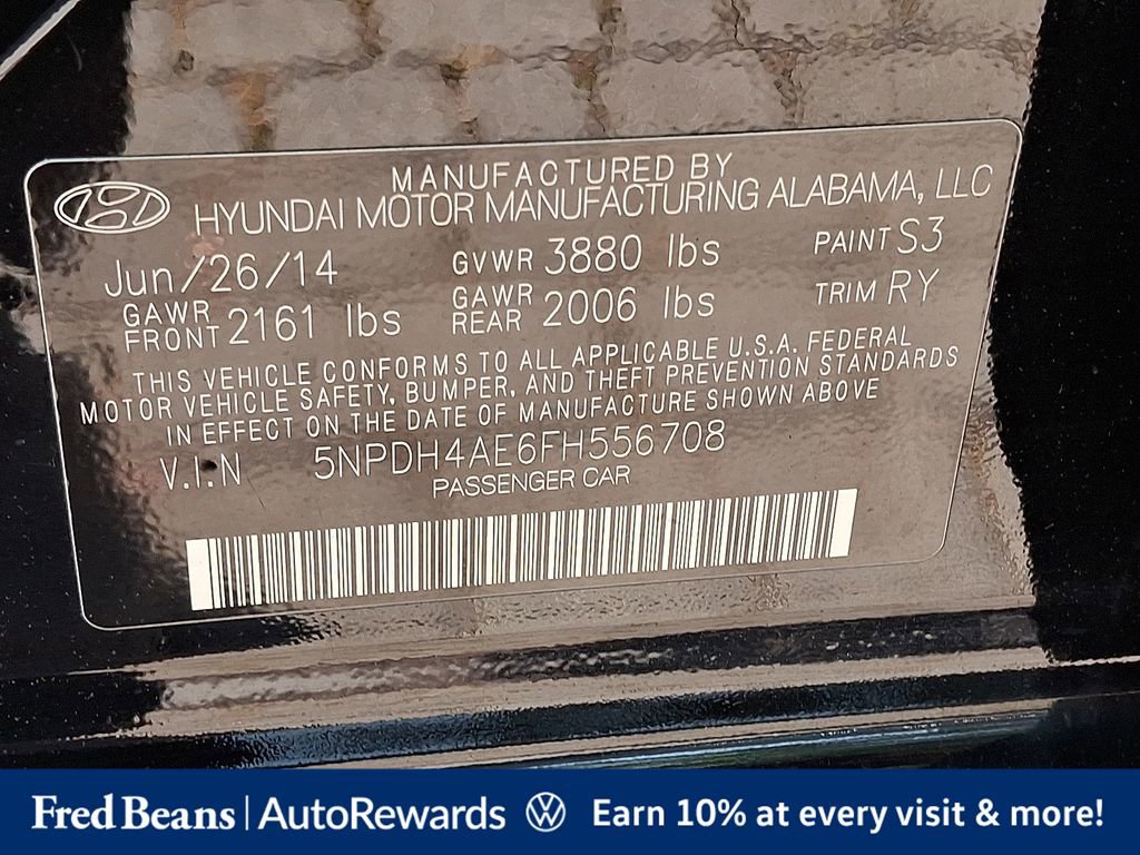 Used 2015 Hyundai Elantra Limited FWD image 26