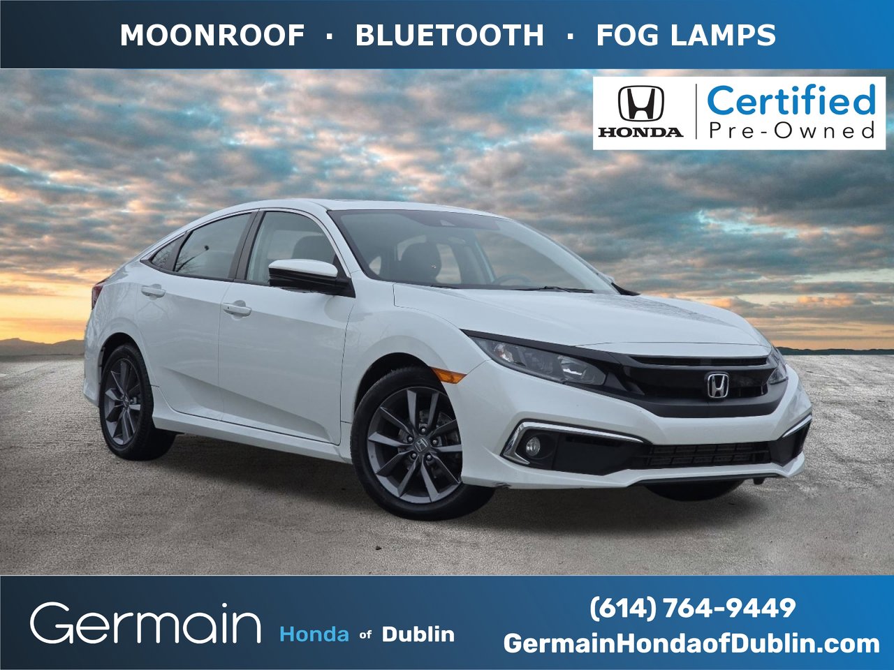 Used 2020 Honda Civic EX-L image 1