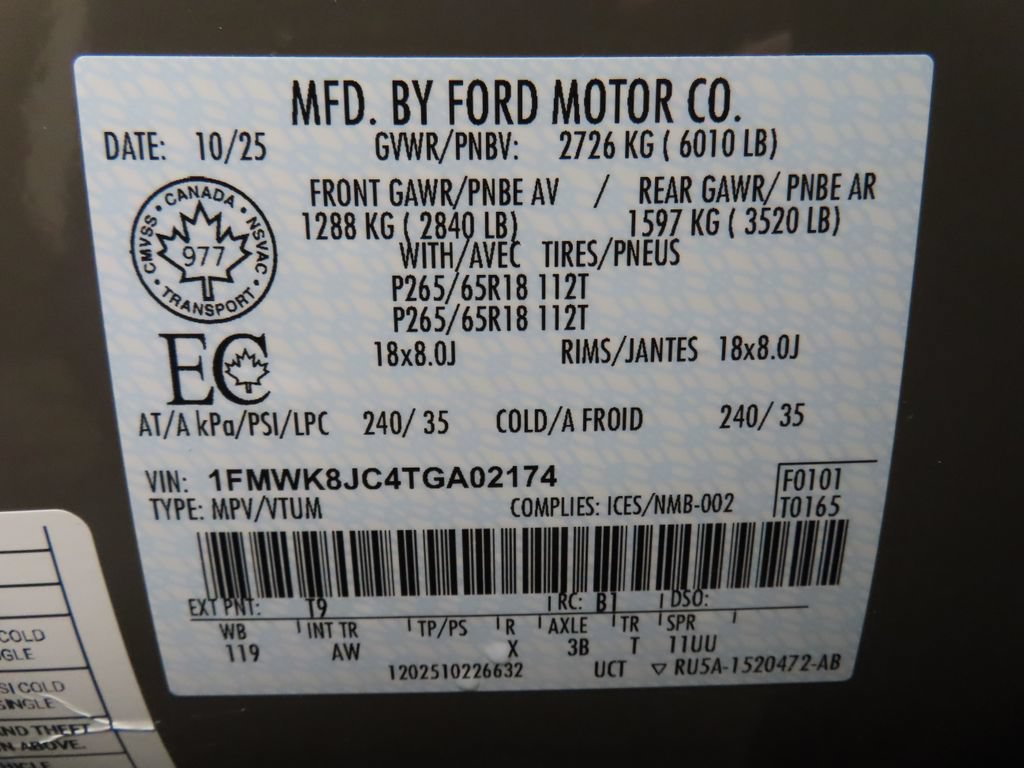 Used 2026 Ford Explorer Tremor w/ Tremor Ultimate Package AWD/4WD image 80