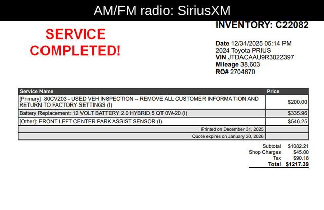 Used 2024 Toyota Prius LE image 8