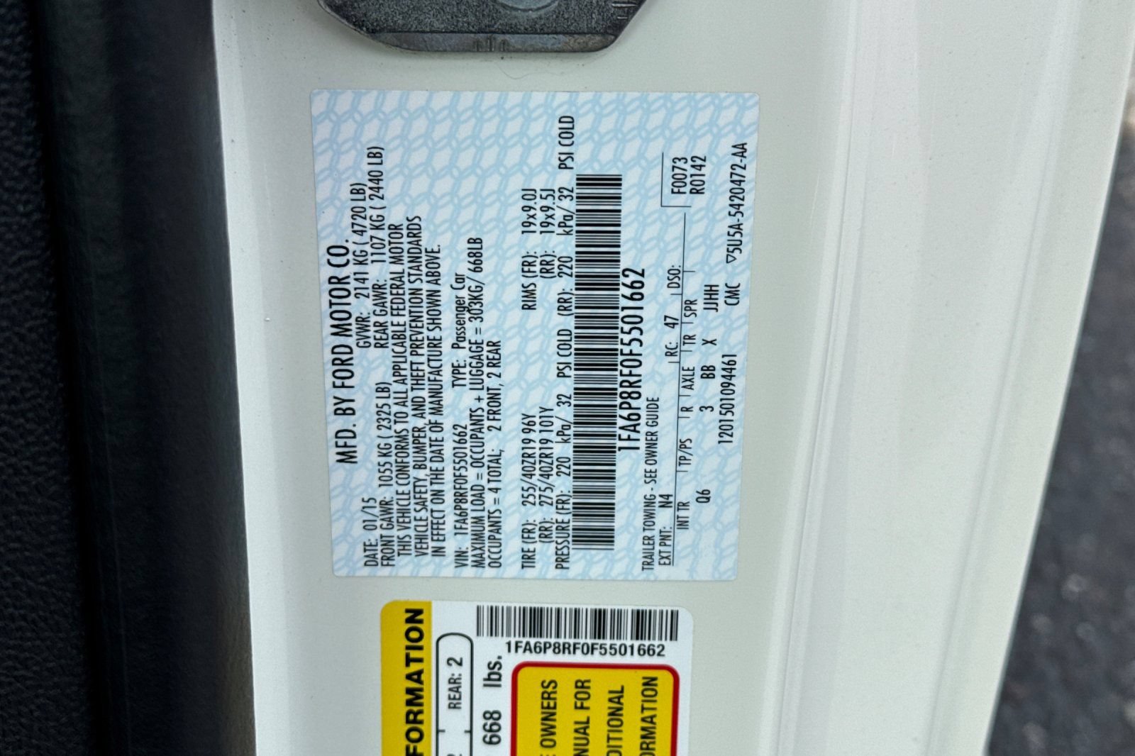 Used 2015 Ford Mustang 50 Years RWD image 25