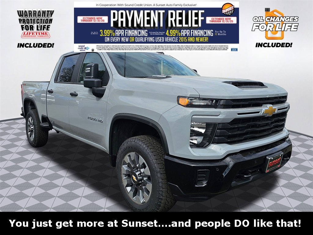 New 2025 Chevrolet Silverado 2500 Custom w/ Custom Value Package